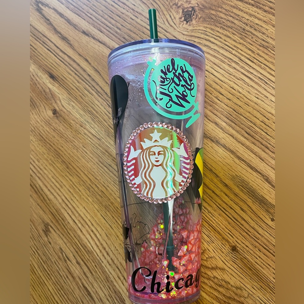 Special travelers design Starbucks cup (new)